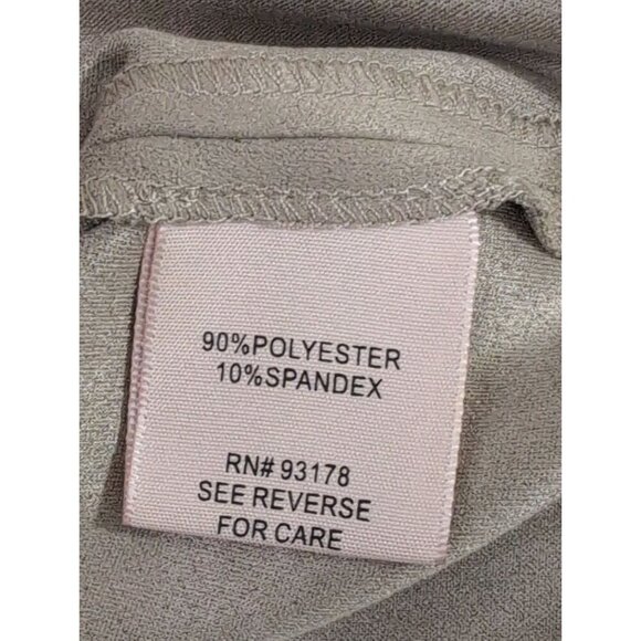 Philosophy Faux Suede Sheath Dress Womens 6 Tan Sleeveless Stretch Night Out - Picture 5 of 8